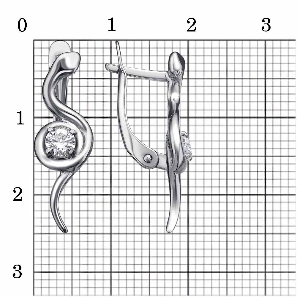 Серьги 34815000ф- фото2